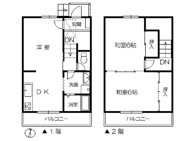 壱番館ハウスD-9　間取り図