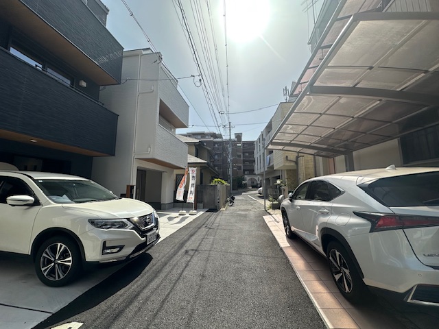 天城通6丁目①号地 前面道路 天城通6丁目①号地 前面道路