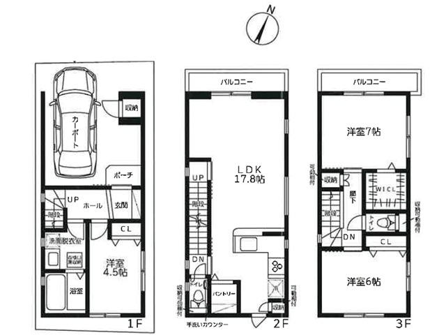 間取図　Ｂ号地